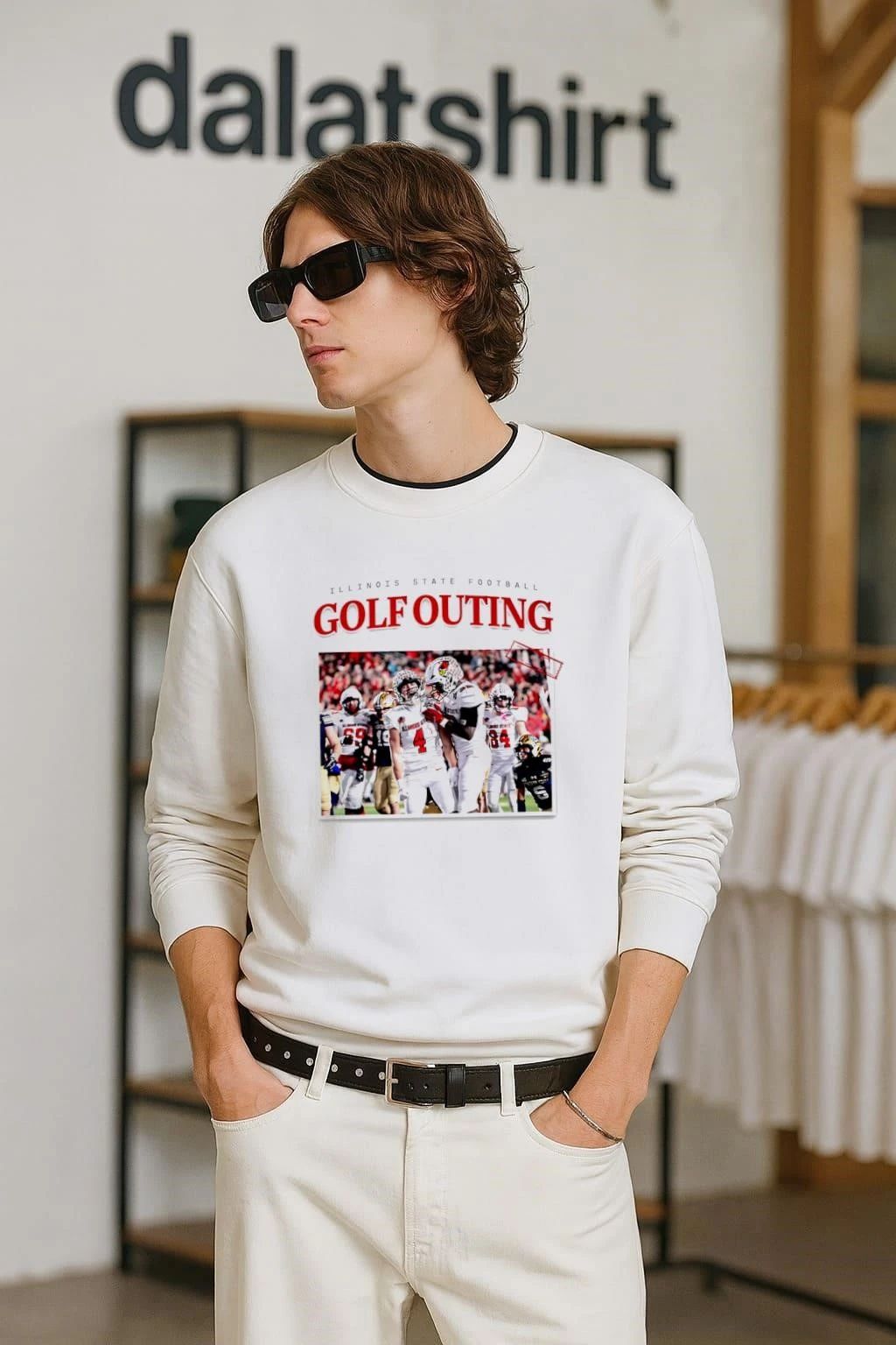 Illinois State Football Golf Outing Players Celebration shirt