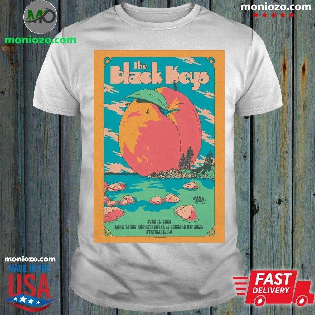 Original The Black Keys June 11, 2026 Lake Tahoe Amphitheatre at Caesars Republic in Lake Tahoe, NV Poster Shirt