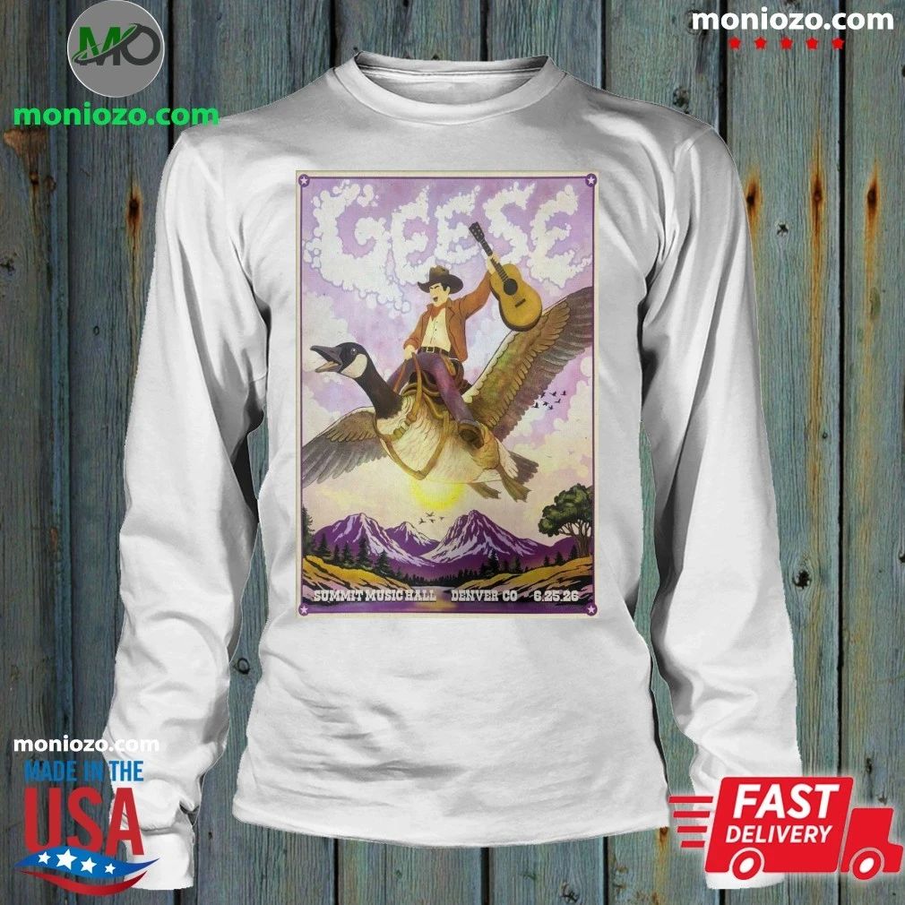 Geese 2026 Denver Tour Poster Shirt
