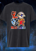 Maryland Love Orioles Ravens Blue Jays Terrapins T-Shirt
