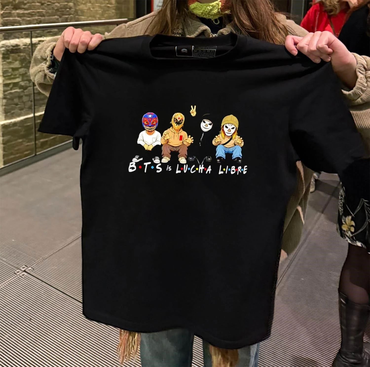 BTS Is Lucha Libre Friends Style Masked shirt