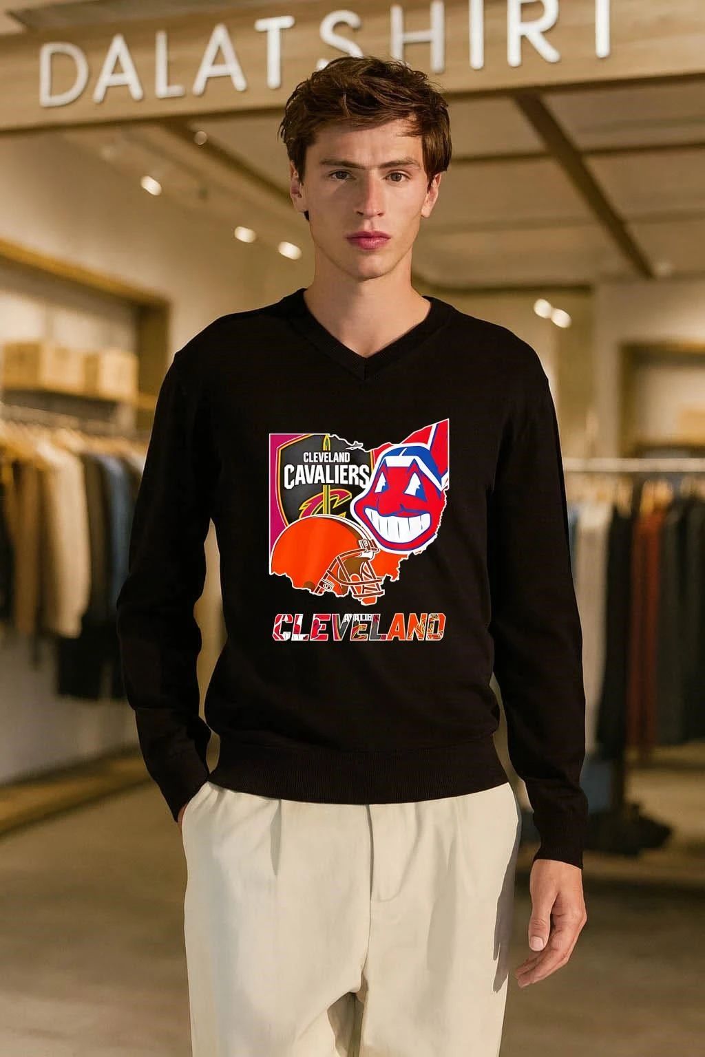 Cleveland Cavaliers Indians Browns Ohio State Logo Sports Fan shirt