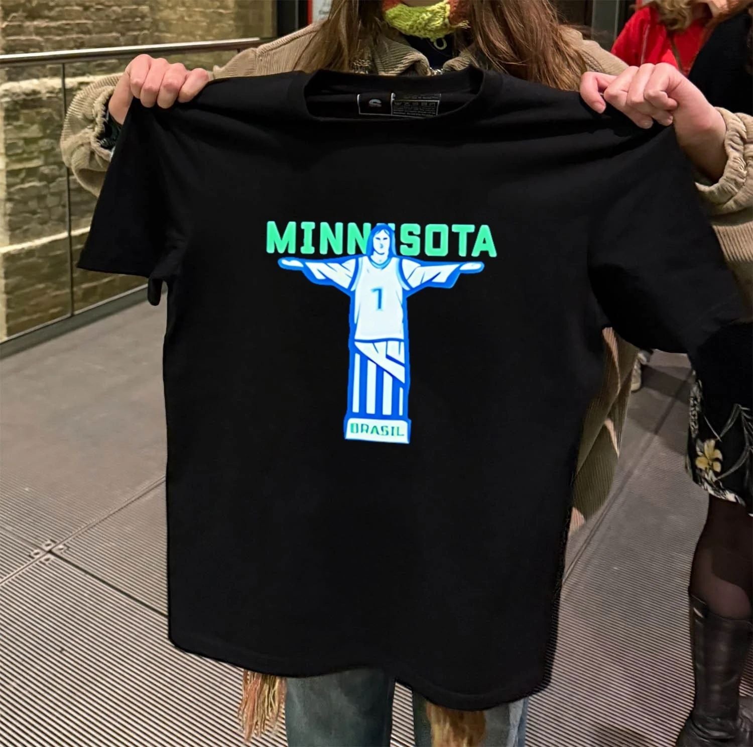Timberwolves minnesota brazil shirt