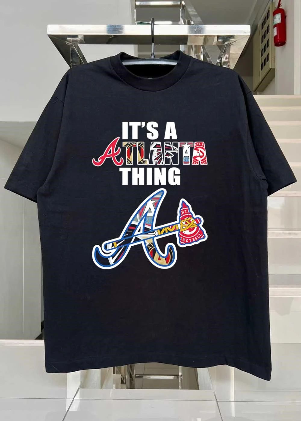 It’s A Atlanta Thing Atlanta Braves Falcons Hawks United Logos T-Shirt