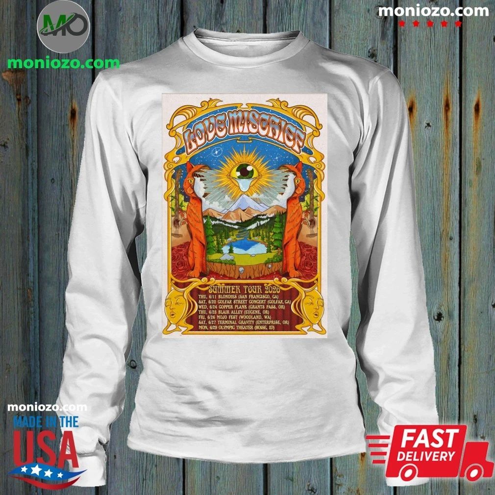 Love Mischief 2026 Summer Shows Poster Shirt