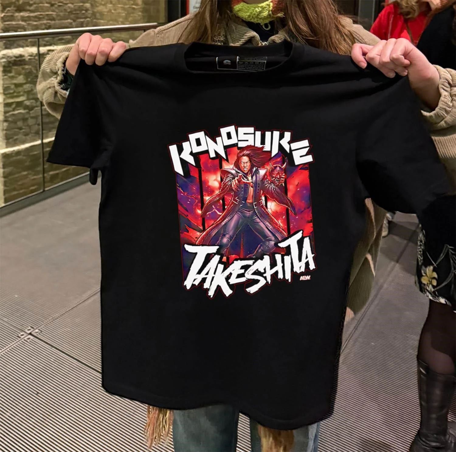 Konosuke Takeshita AEW All Elite Wrestling Graphic shirt