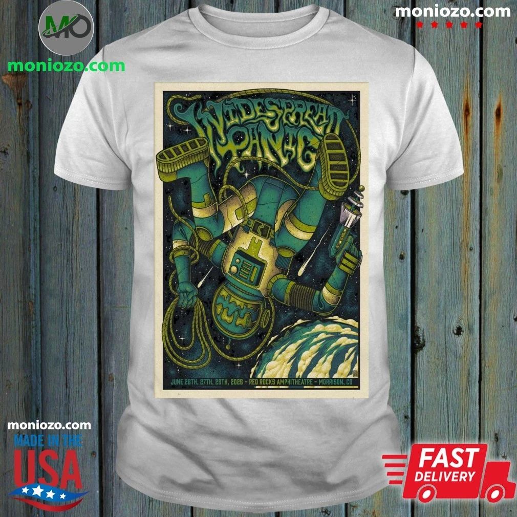 Widespread Panic 6 26-6 27 2026 Red Rocks Amphitheatre Poster Shirt