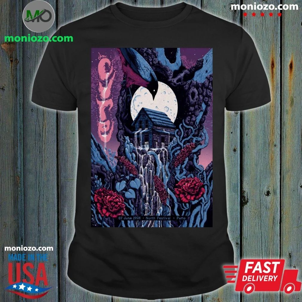 The Cure Porto Portugal 6 7 2026 Poster Shirt