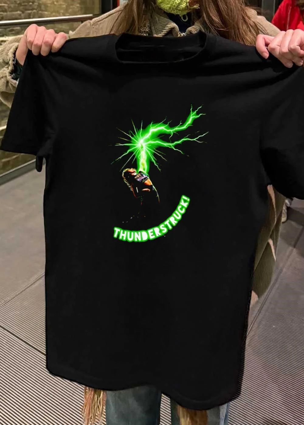 Thunderstruck Green Lightning Female Wrestler shirt