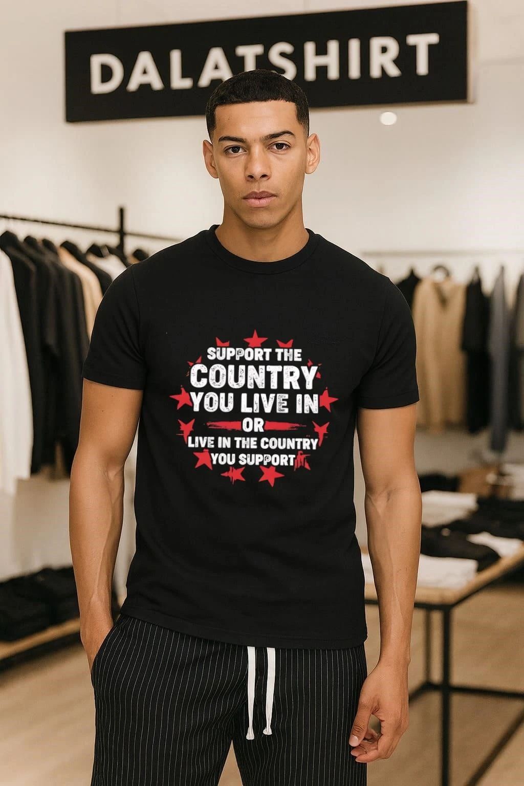 Support The Country You Live In Patriotic Pride shirt