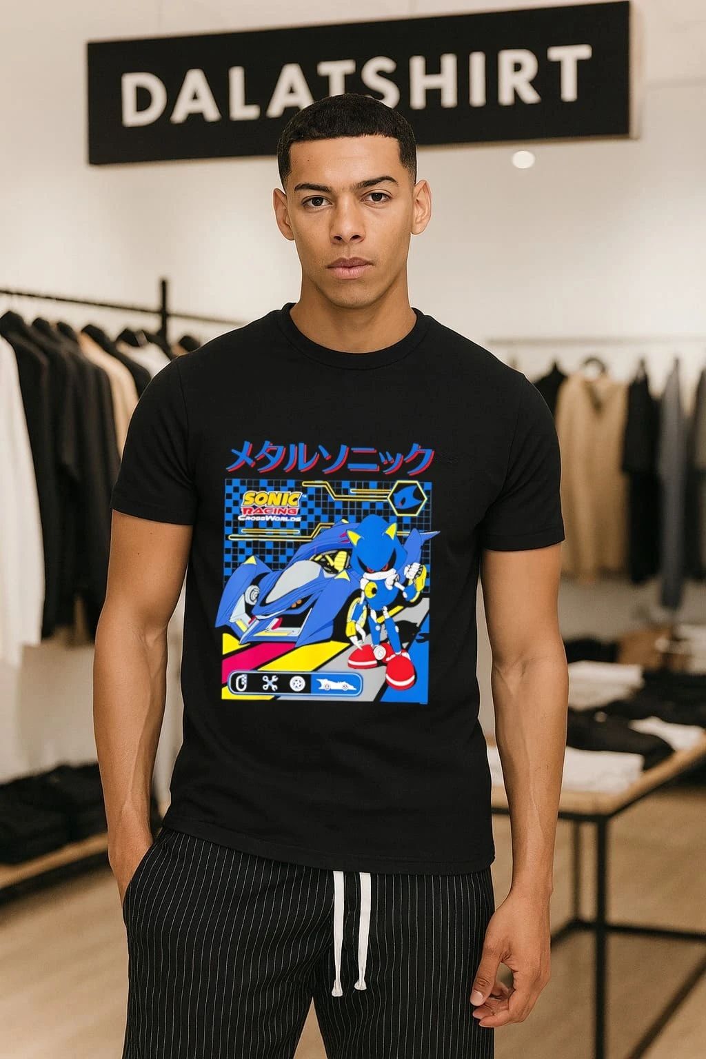 Cat Racing Crossworlds Japanese Gaming shirt