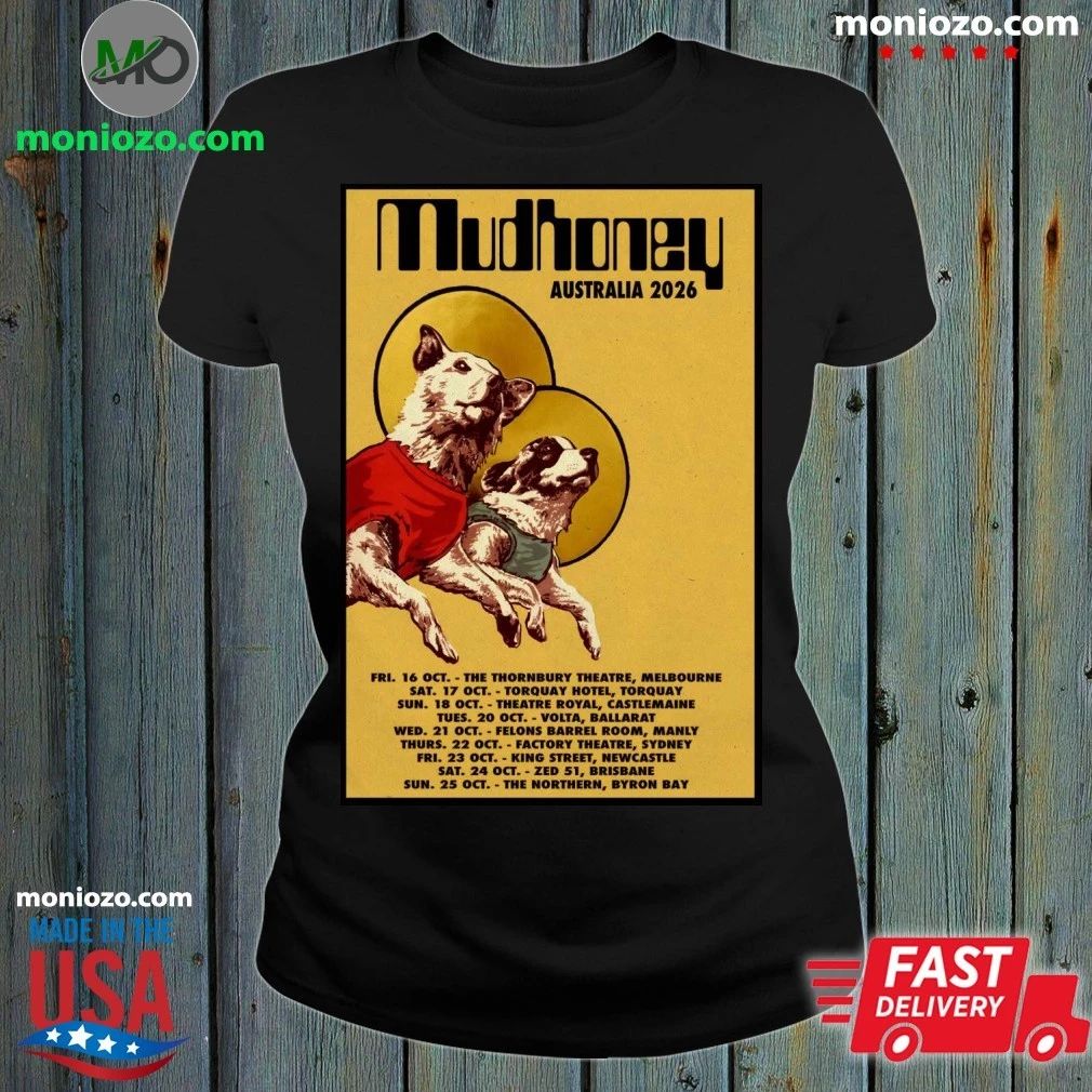 Mudhoney Australia 2026 Shows Poster Shirt