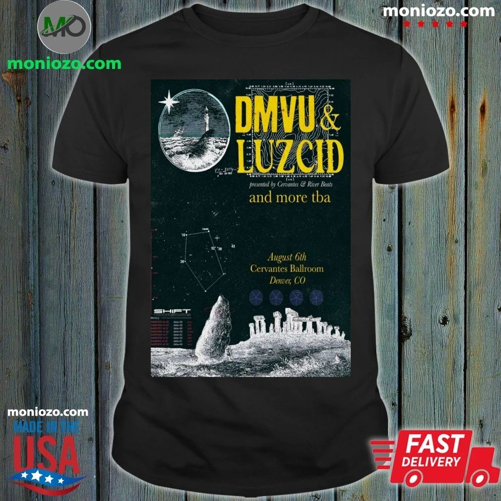 Original DMVU And LUZCID Denver CO 8 6 2026 Poster Shirt