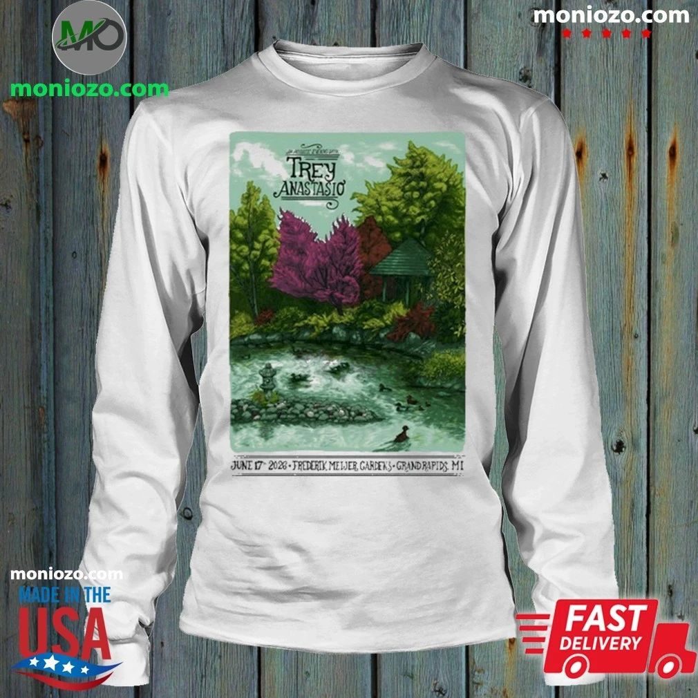 Original Trey Anastasio Grand Rapids MI 6 17 2026 T-Shirt