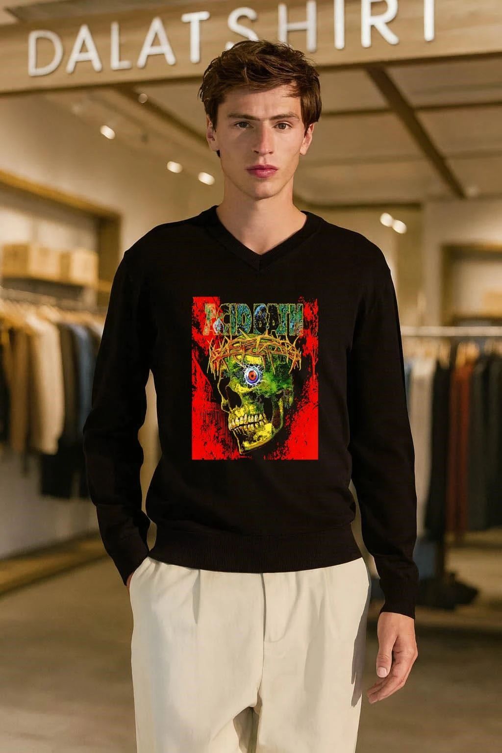 Acid Bath Skull Crown Of Thorns shirt