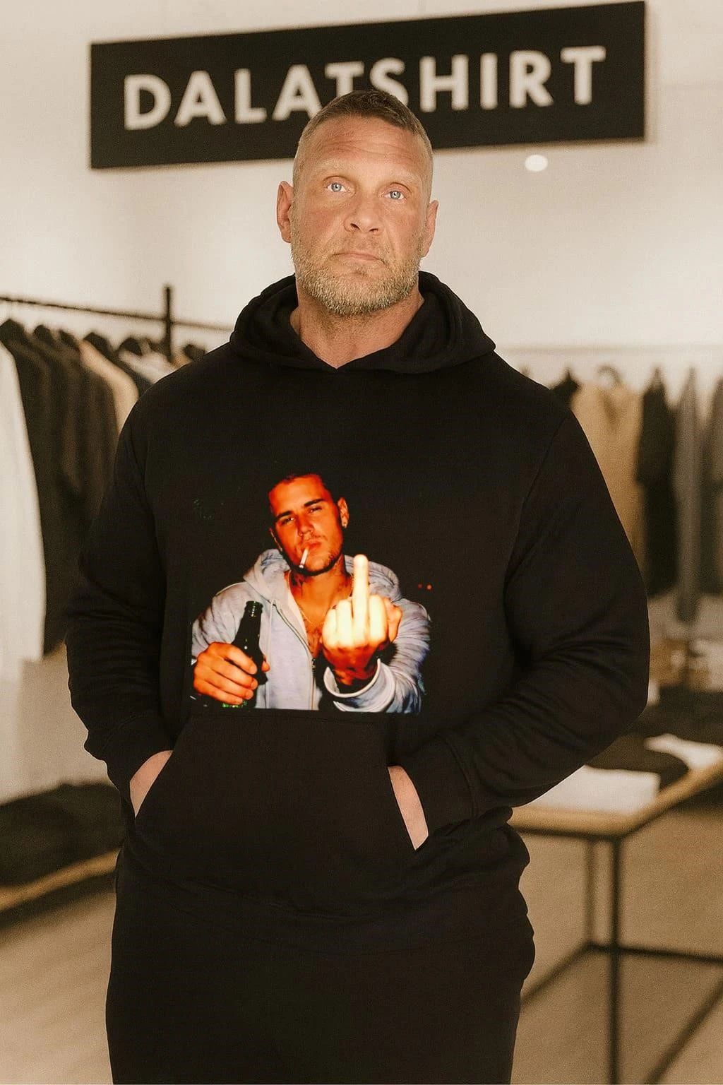 Justin Bieber Retro Style Singer Fuck hand shirt