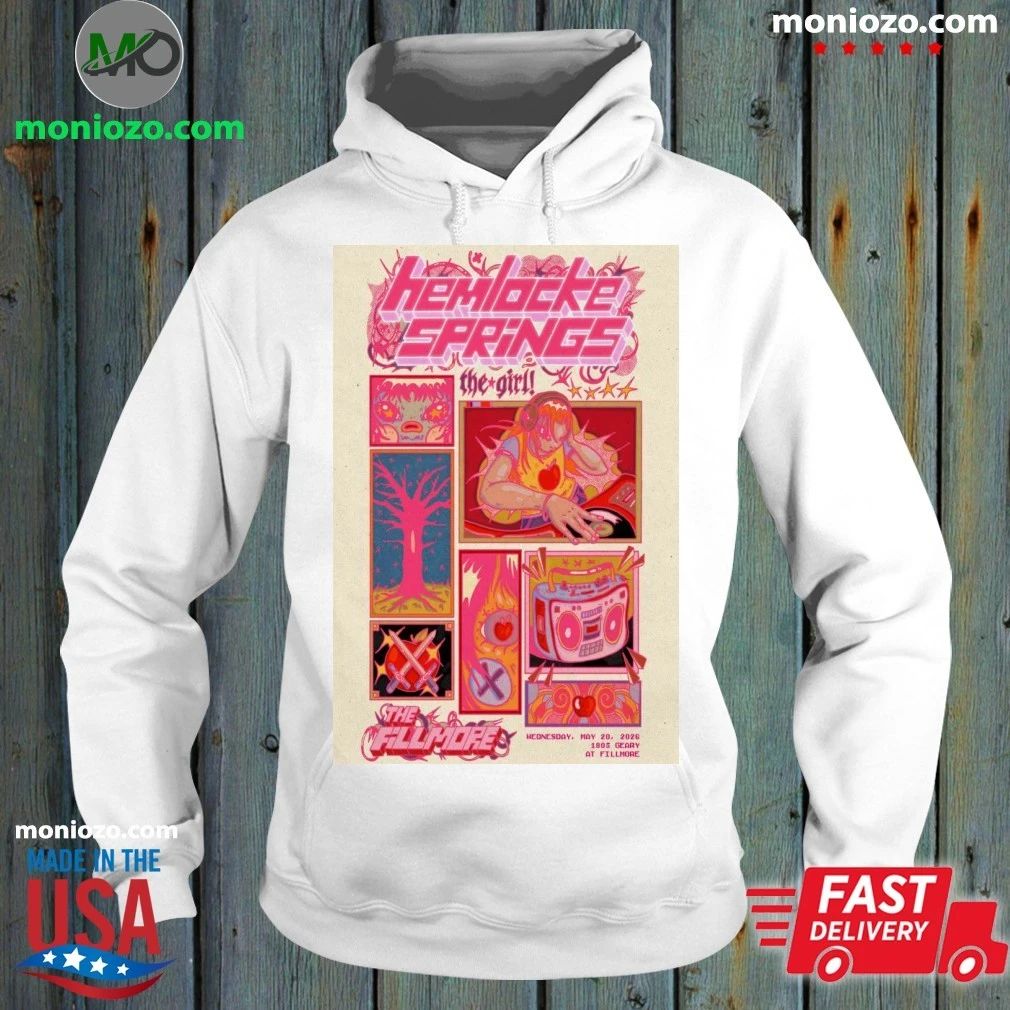 Hemlocke Springs May 20 2026 The Fillmore in San Francisco CA Poster Shirt