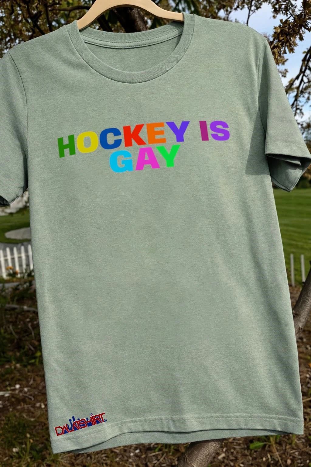 Hockey Is Gay Pride shirt