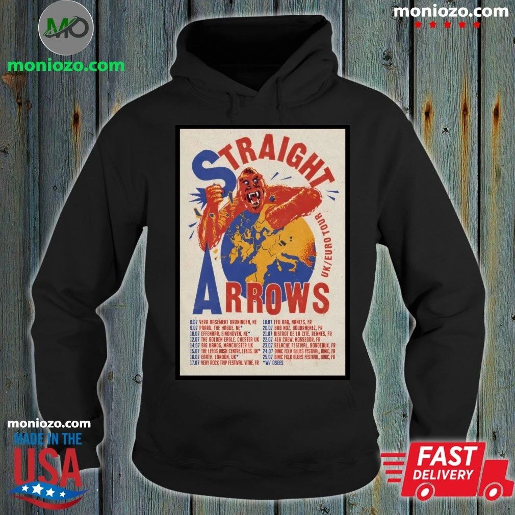 STRAIGHT ARROWS EURO UK TOUR 2026 Poster Shirt