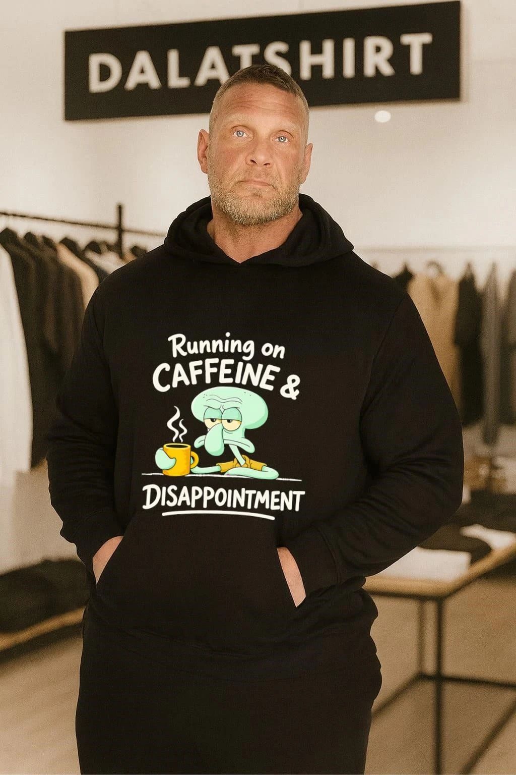 Running on caffeine and Disappointment shirt