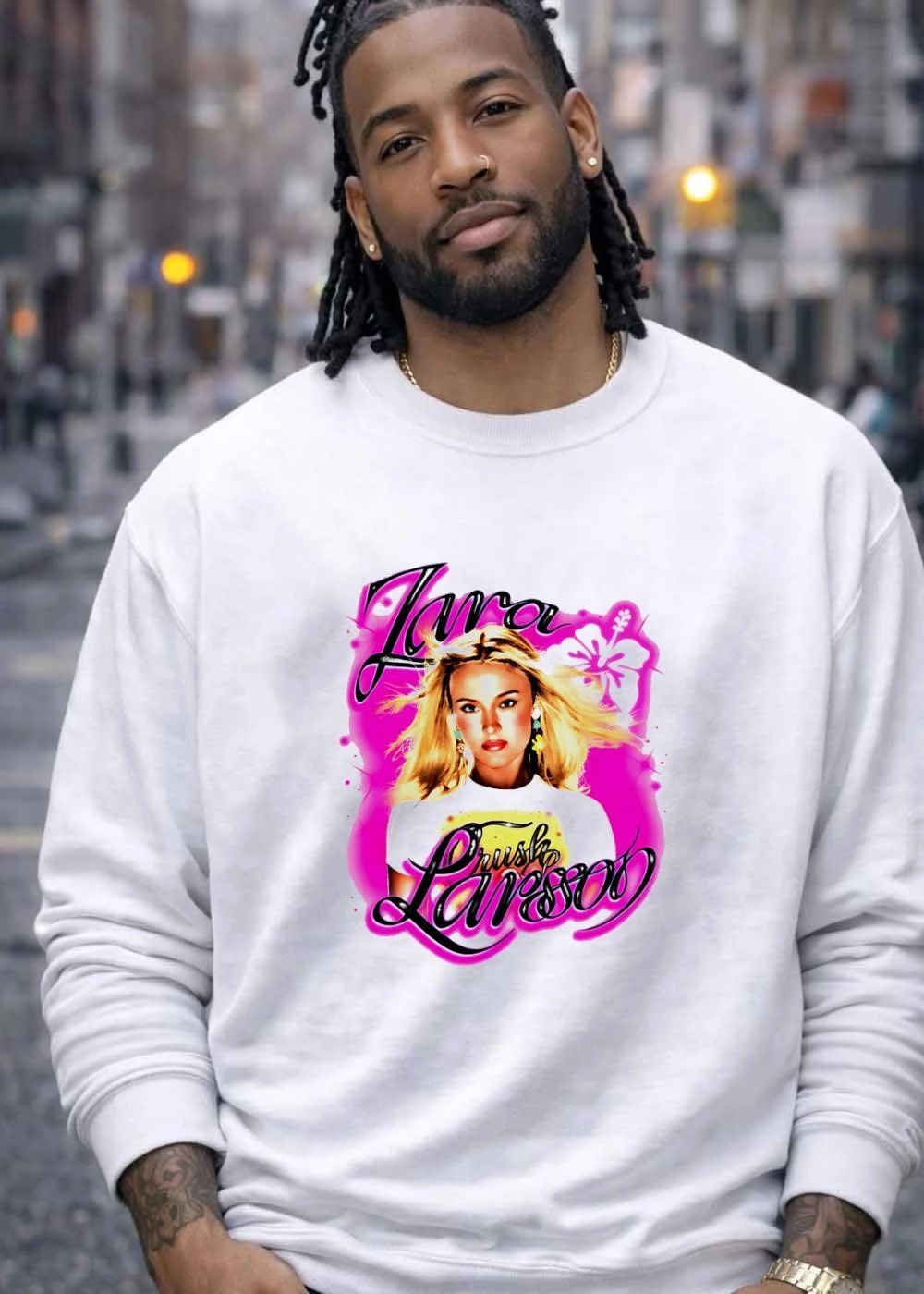 Zara Larsson Crush Hibiscus Airbrush Pop Music Fan Summer 2026 Shirt