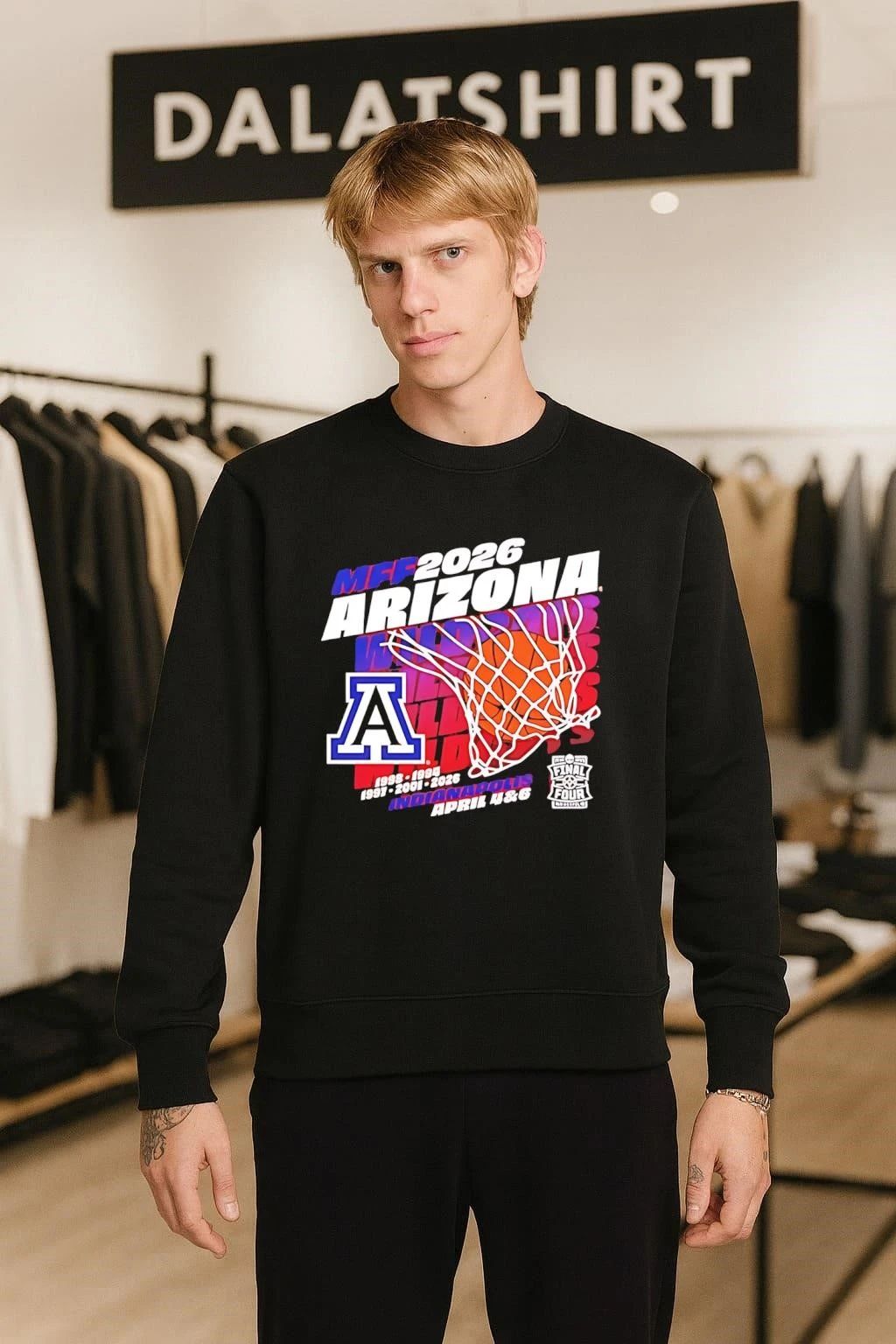 Arizona Wildcats 2026 Men’s Basketball Final Four Bound MFF shirt