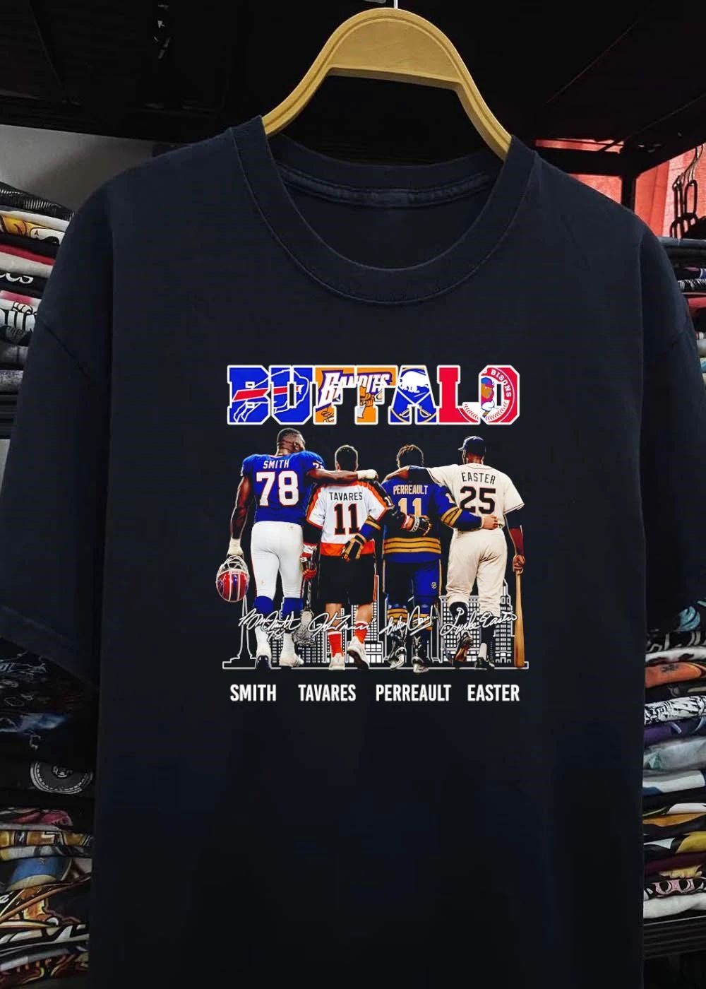 Buffalo Sports Team Logos And Legends T-Shirt