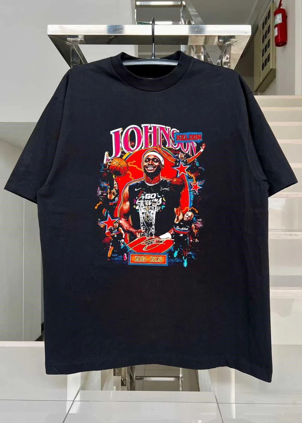 Keldon Johnson San Antonio Basketball 2025 2026 shirt