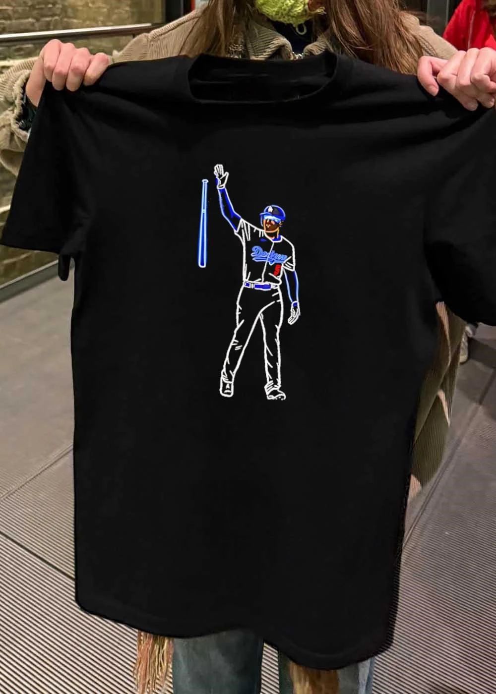 Dodgers Freddie Freeman Walk Off Homer neon shirt