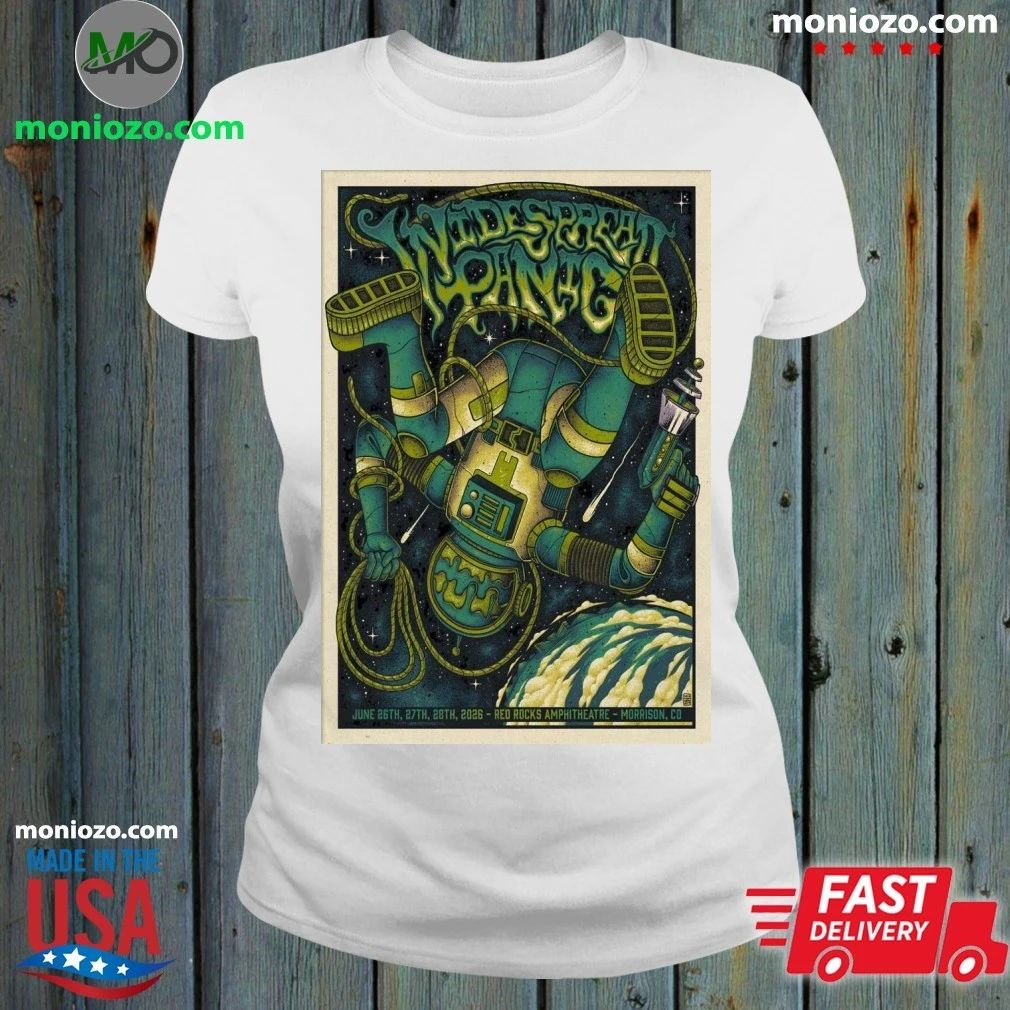 Widespread Panic 6 26-6 27 2026 Red Rocks Amphitheatre Poster Shirt