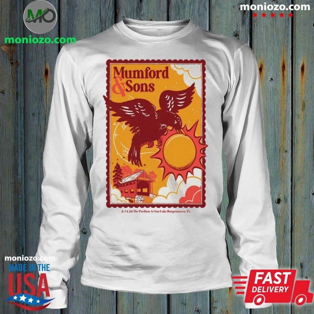 Original Mumford And Sons The Pavilion at Star Lake in Burgettstown PA June 14 2026 Shirt