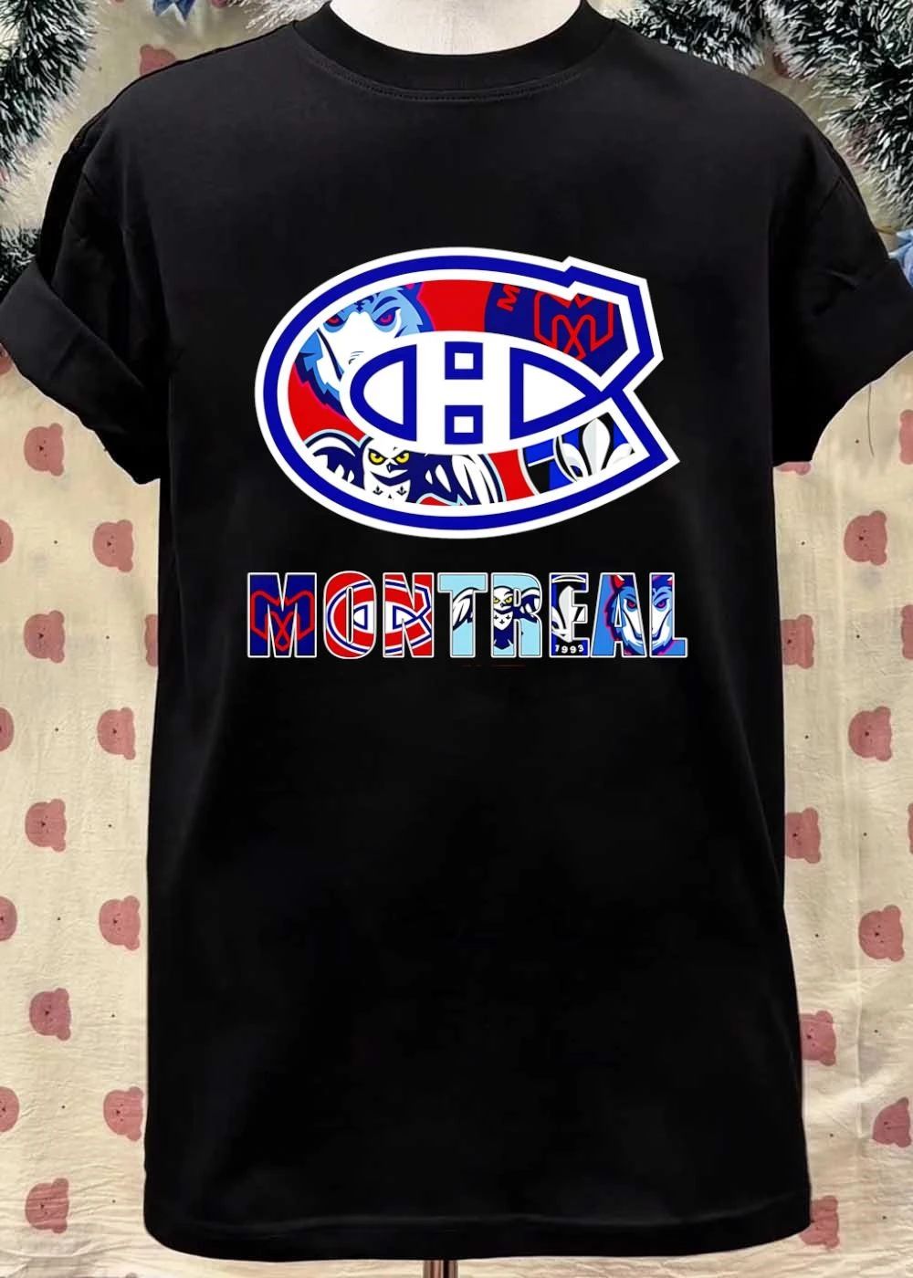 Montreal Canadiens Logo Sports Teams Mashup T-Shirt