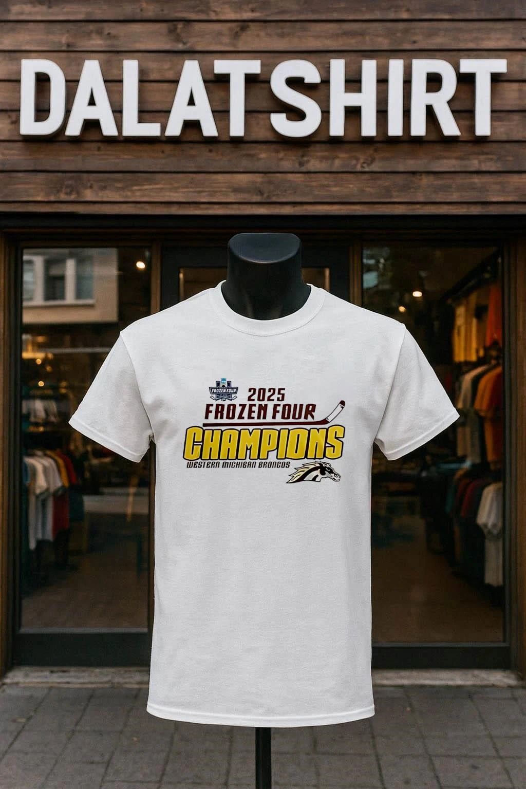 Western Michigan Broncos x Frozen Four Championship 2025 shirt