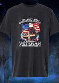 Too Many Died Defending Our Country I Support Veteran Before Refugees American Flag Bald Eagle Wooden Cross shirt