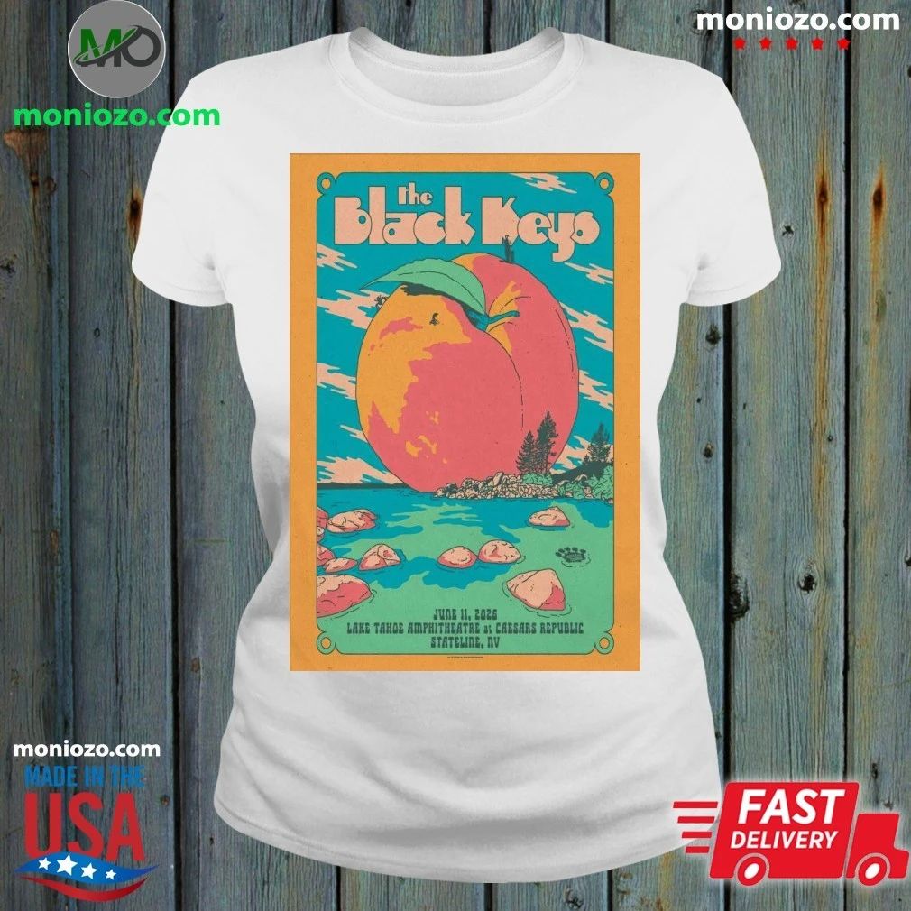 Original The Black Keys June 11, 2026 Lake Tahoe Amphitheatre at Caesars Republic in Lake Tahoe, NV Poster Shirt