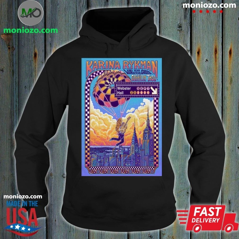 Original Karina Rykman, Webster Hall, Sep 25, 2026 Poster Shirt