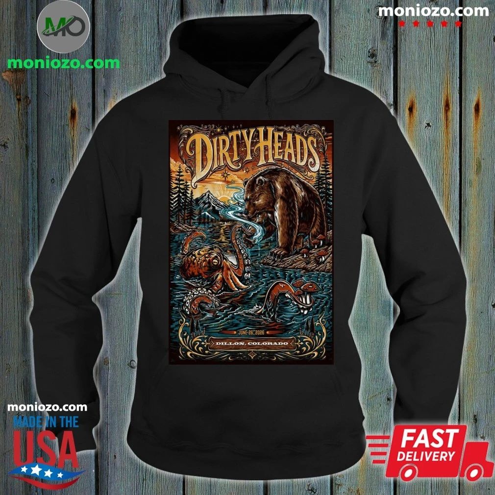 Original Dirty Heads June 26 2026 Dillon Amphitheater in Dillon CO Poster Shirt