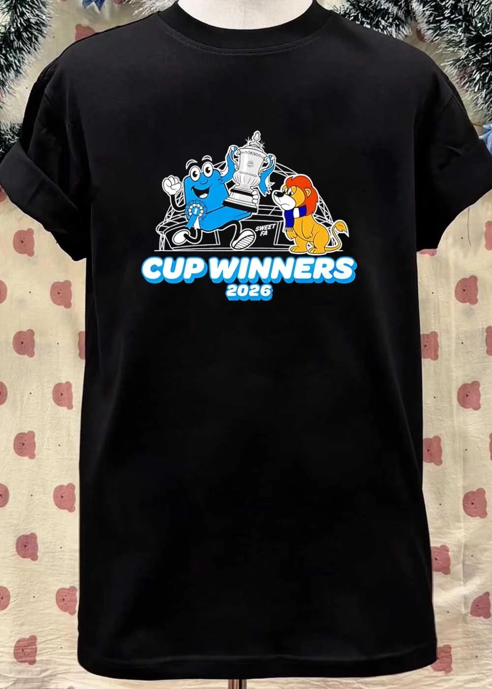 Man City Cup Winners 2026 Sweet FA Lion Trophy shirt