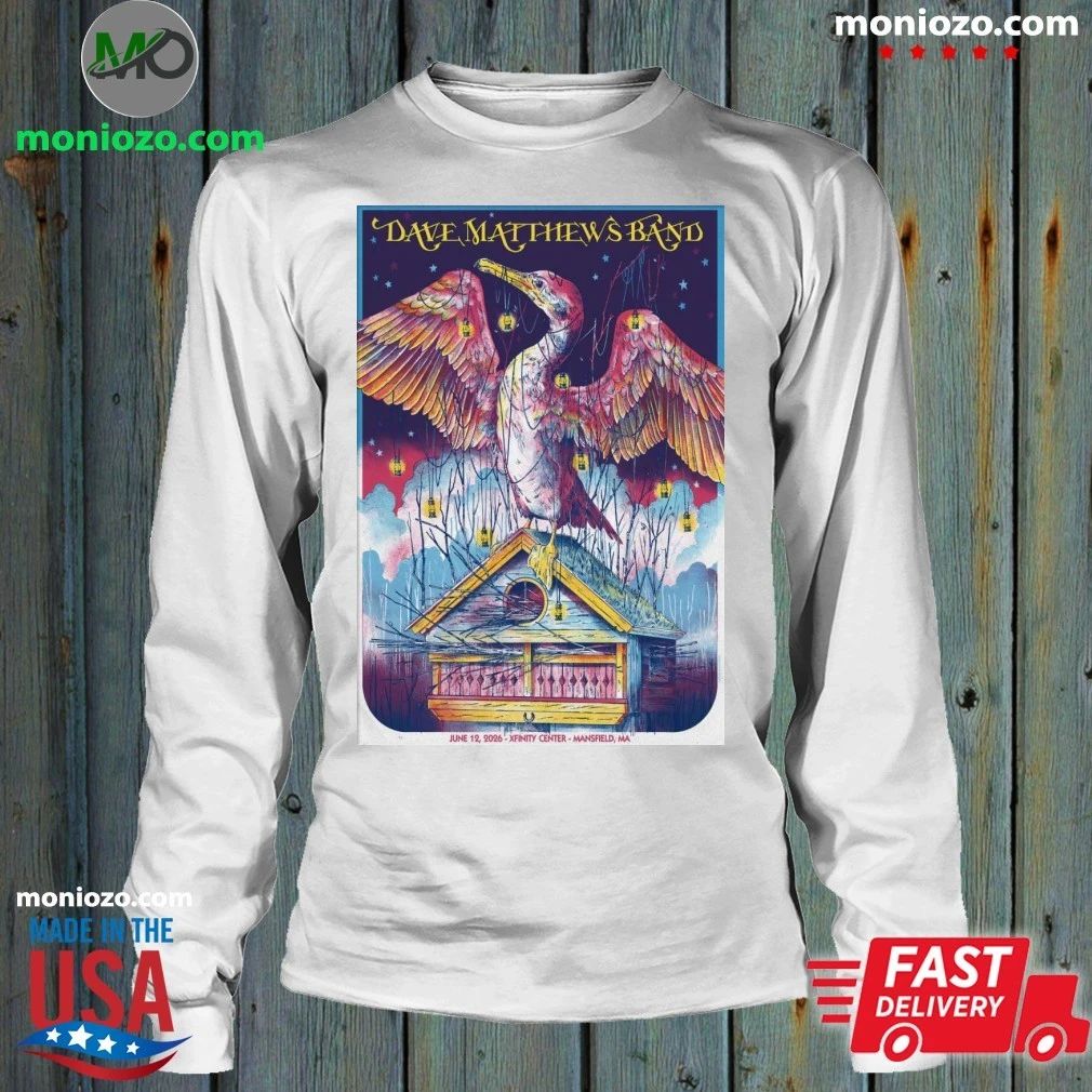Original Dave Matthews Band June 12 2026 Xfinity Center, Mansfield MA Poster Shirt