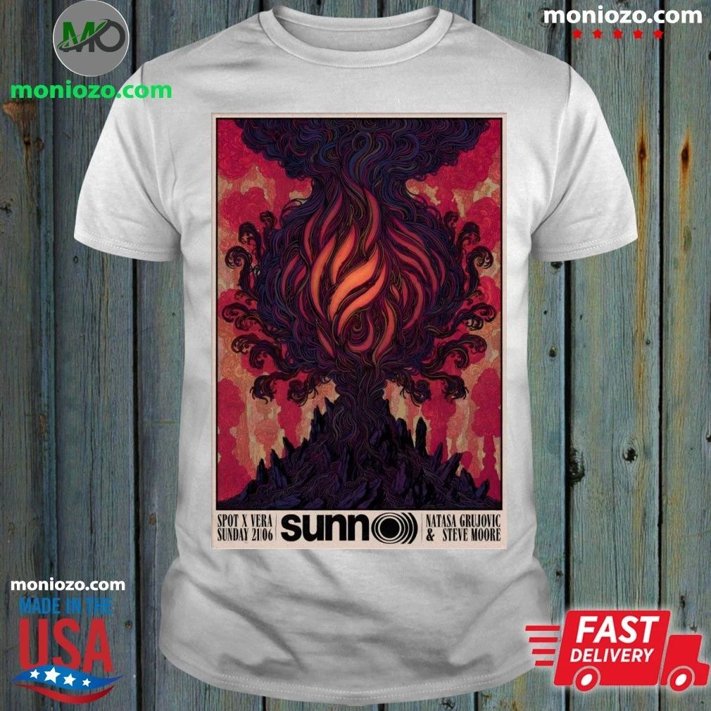Sunn O))) Jun 21 2026 In Groningen Netherlands Poster Shirt