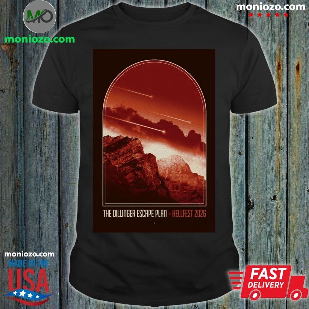 The Dillenger Escape Plan Hellfest 2026 Jun 19 Clisson France Poster Shirt