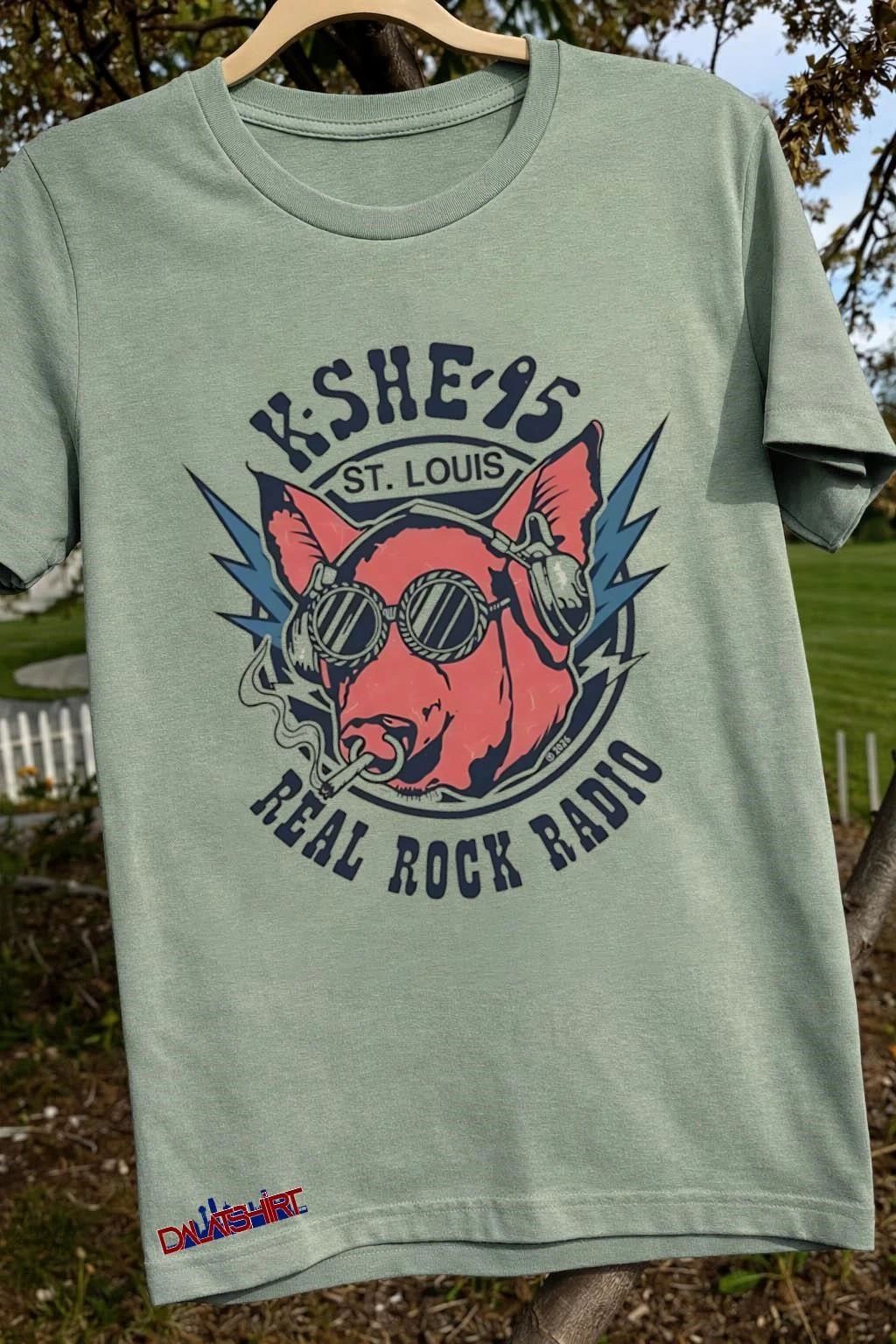 KSHE 95 St. Louis Real Rock Radio Pig Logo shirt
