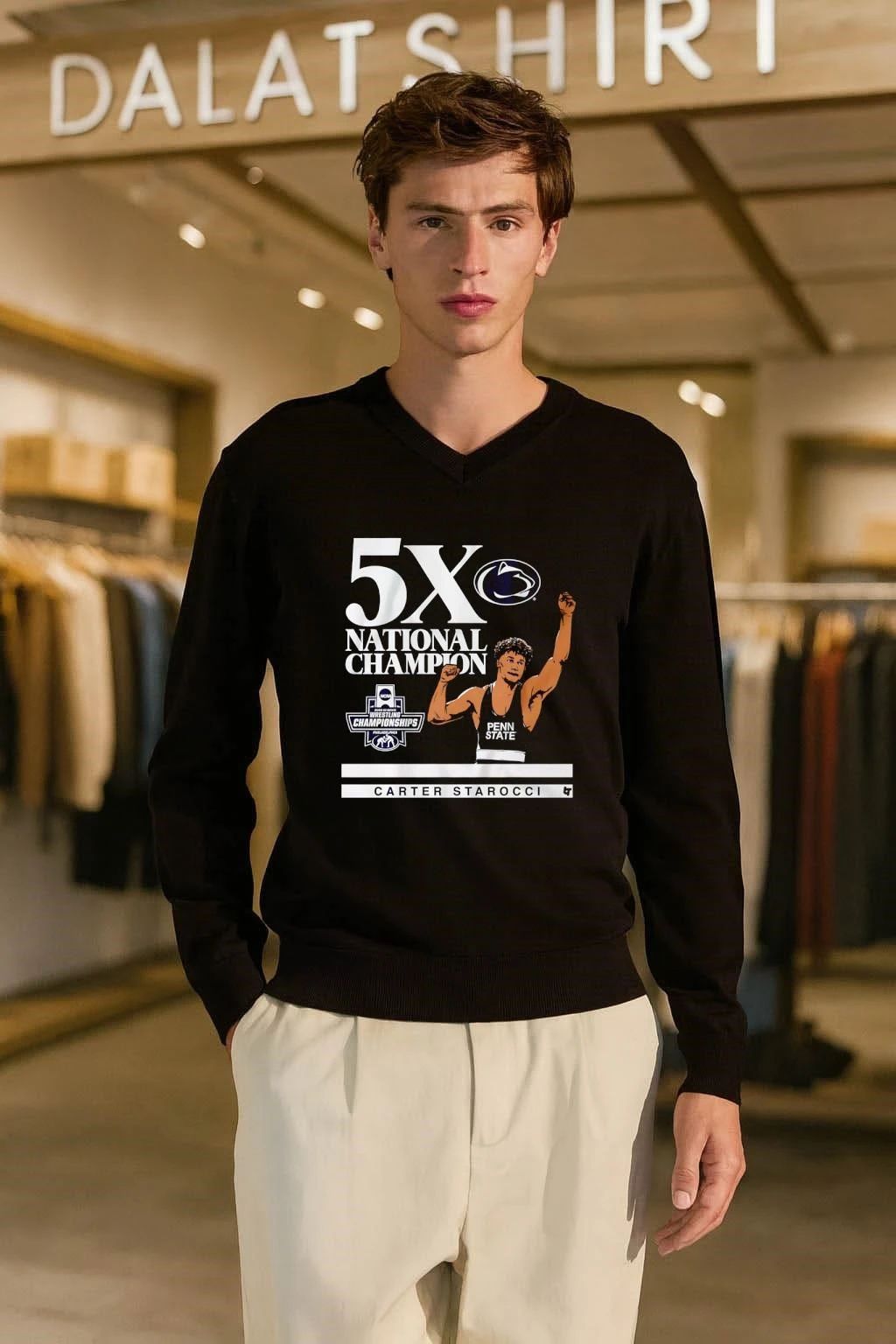 Penn State Nittany Lions Carter Starocci 5X shirt
