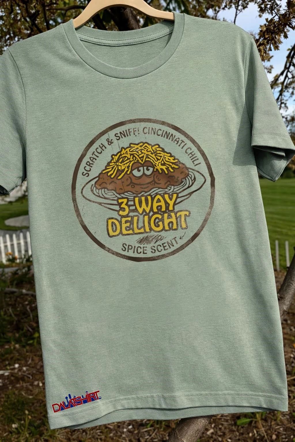 Scratch And Sniff Cincinnati Chili 3-Way Delight Spice Scent shirt