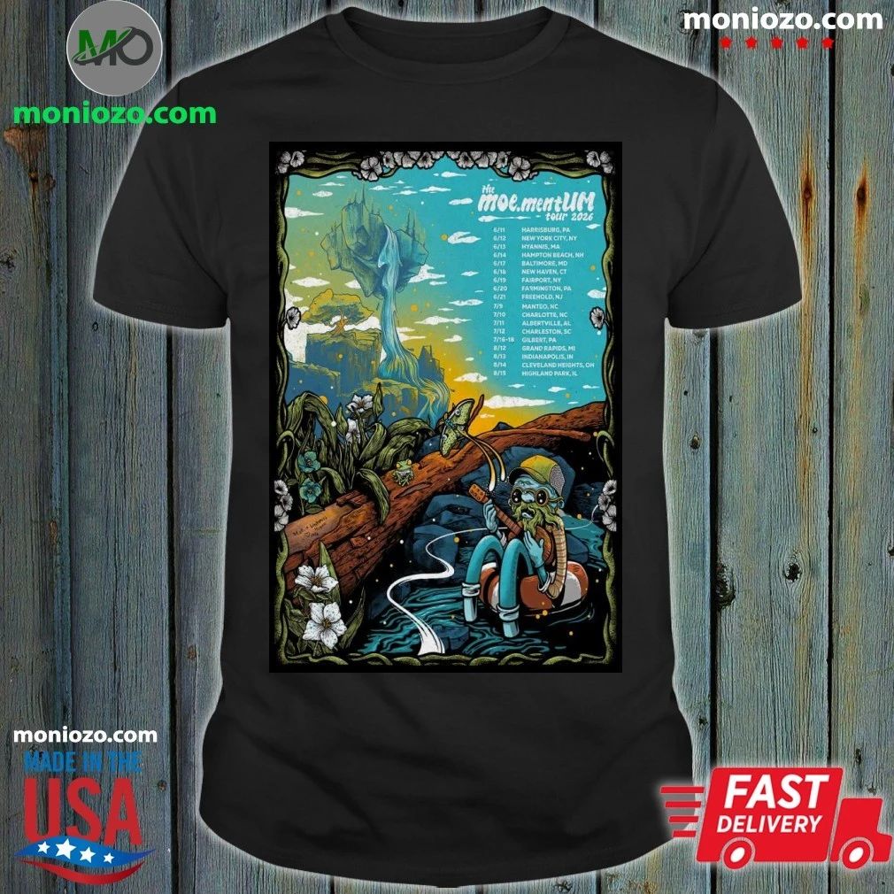 Original MoementUM Tour 2026 moe. Poster Shirt