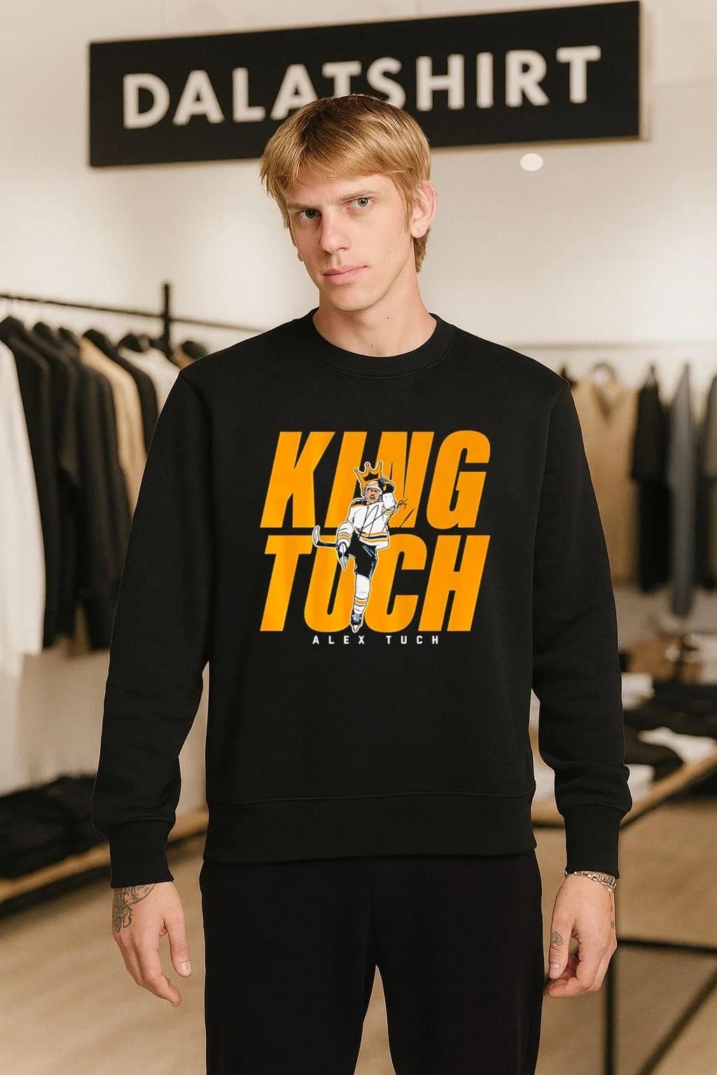 King Tuch Alex Tuch Buffalo Hockey Player Victory Pose shirt