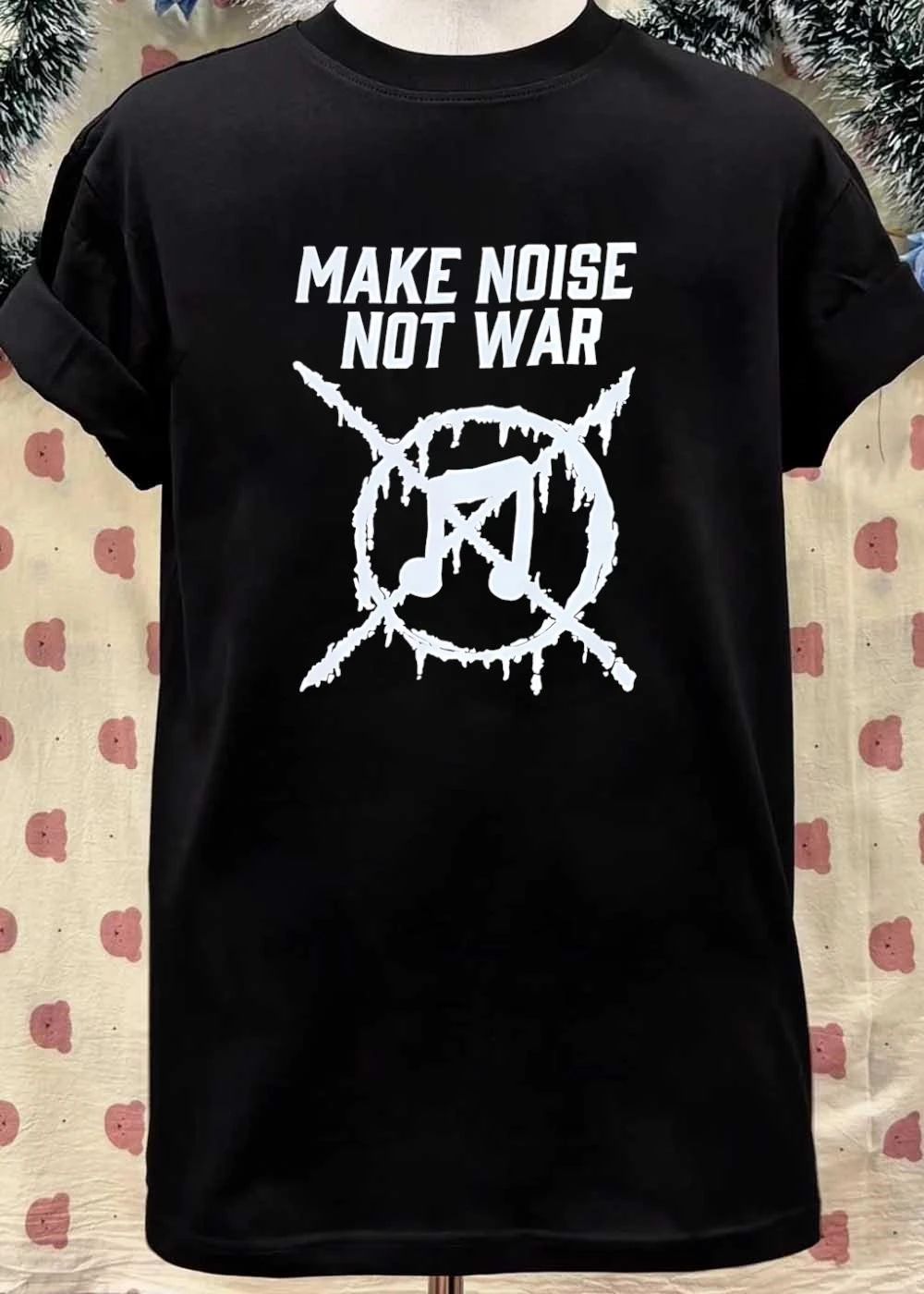 Make Noise Not War Music Note Symbol shirt
