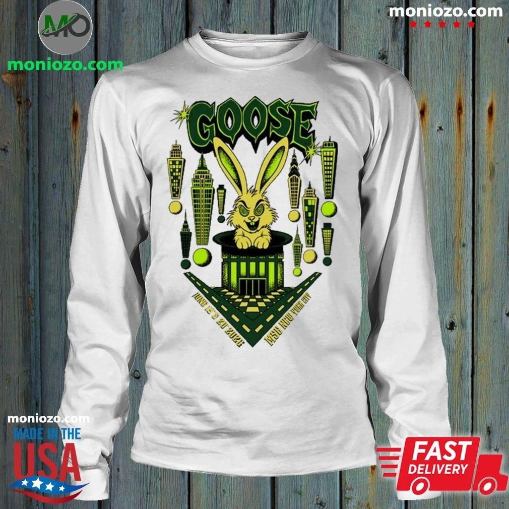 Goose Madison Square Garden in NYC June 19-20 2026 Event Shirt