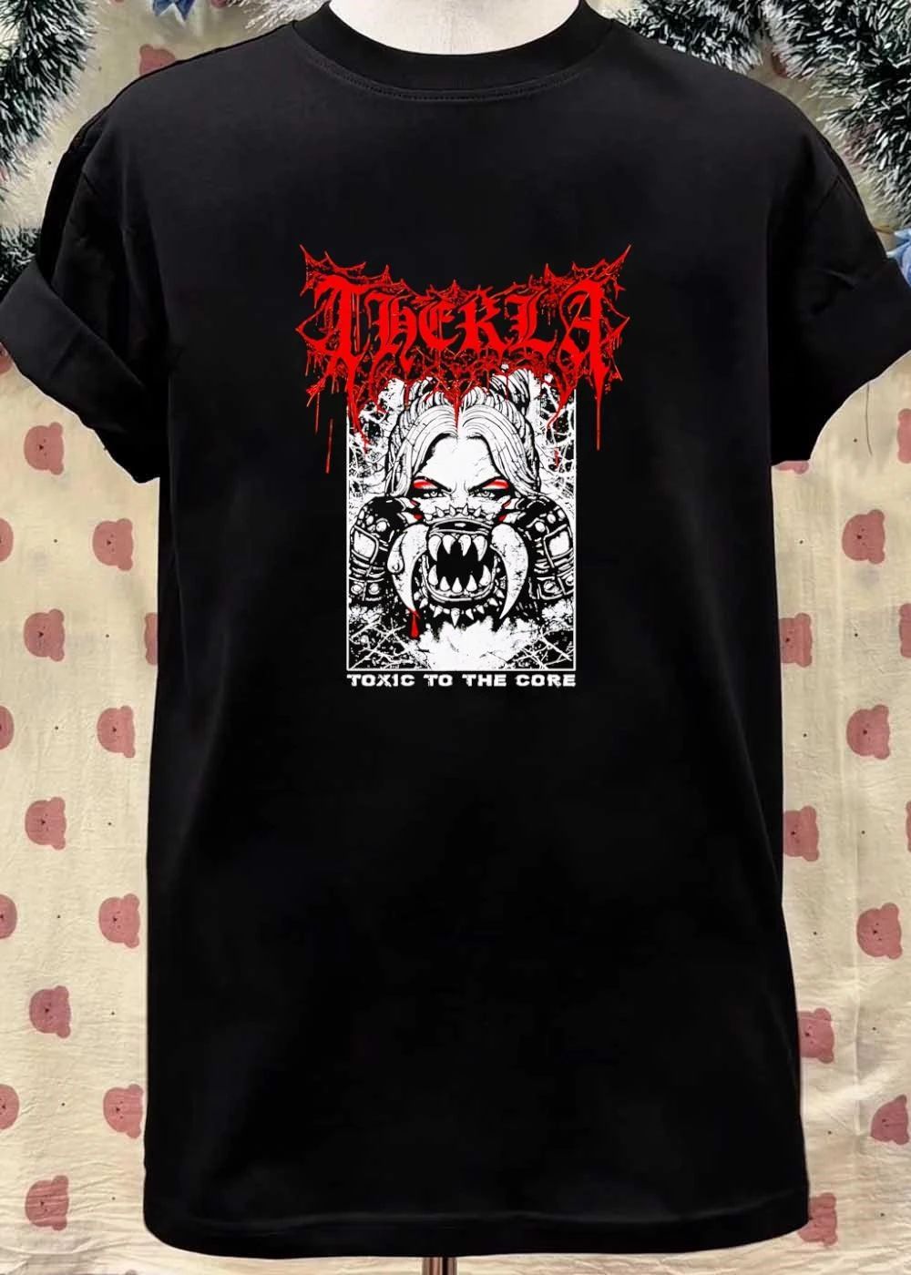 Therkla Toxic To The Core Woman Demon Mouth T-Shirt