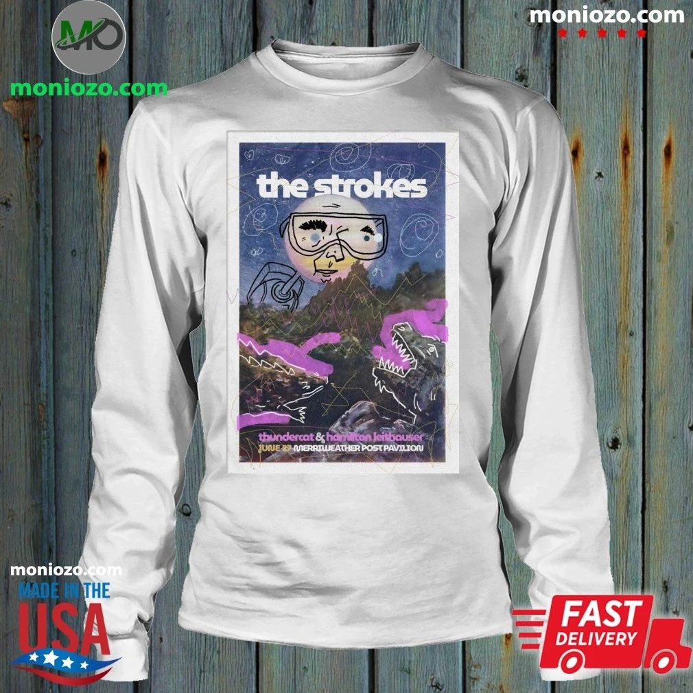 Original The Strokes Columbia MD Tour On June 27 2026 Poster T-Shirt